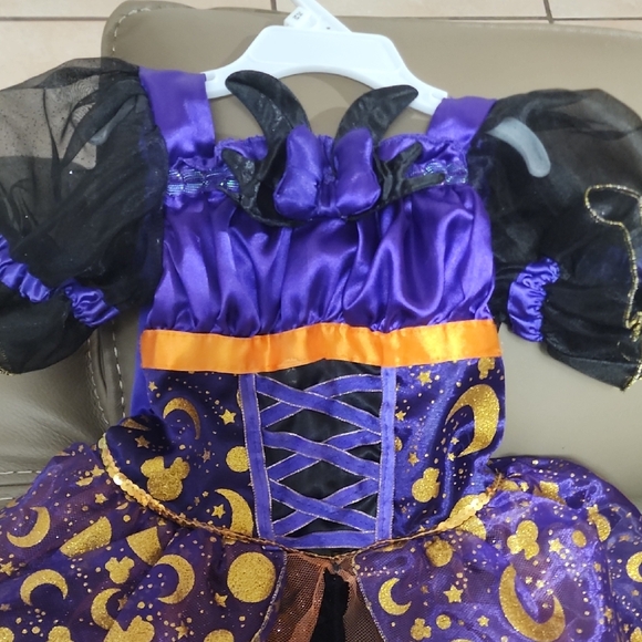 Disney Halloween Witch Costume - Purple, Black, and Orange - Picture 3 of 8